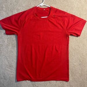 Lululemon Men’s Metal Vent Tech Short Sleeve Shirt Medium (Red)